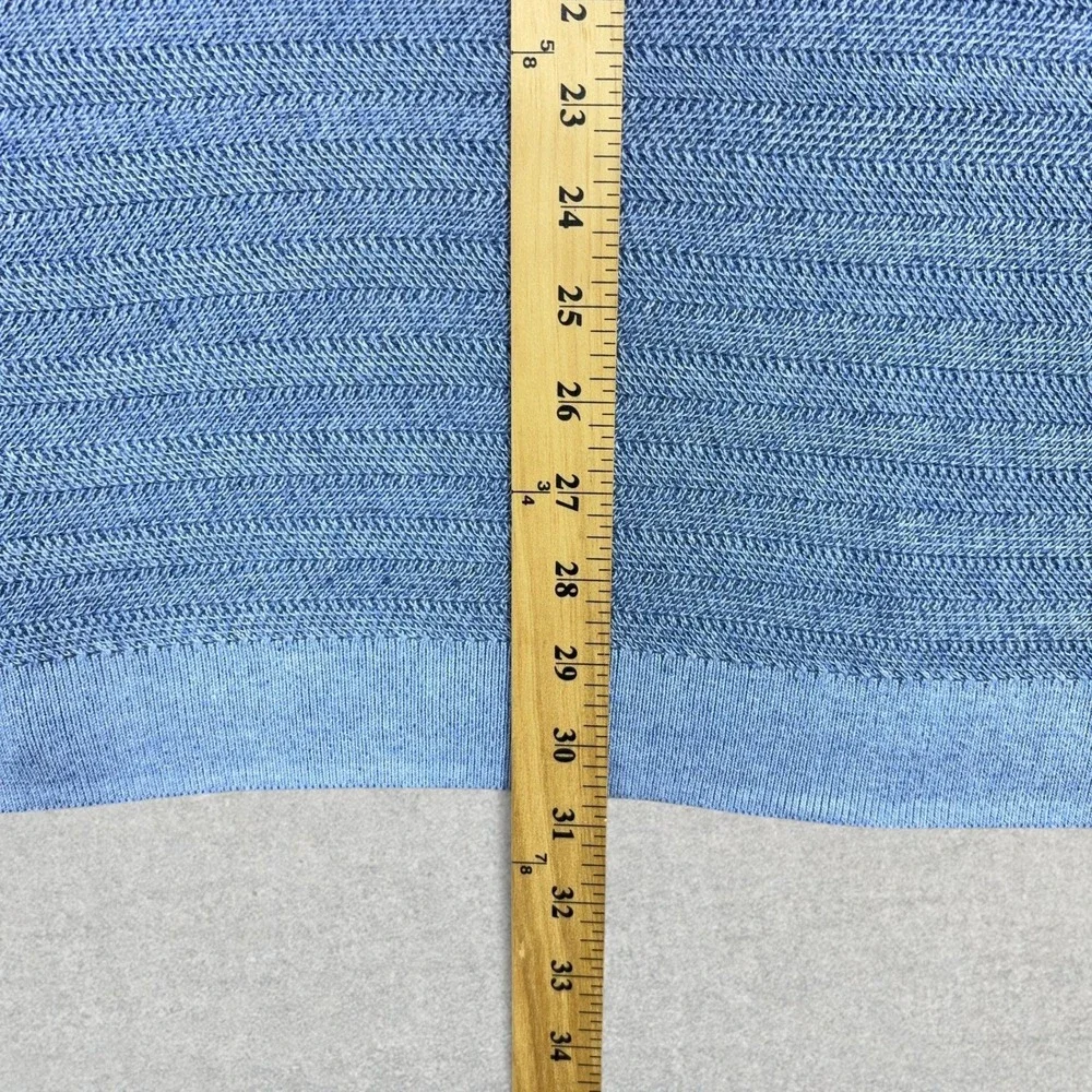 Tommy Bahama Sweater Mens 3XL Blue Coolside Course IslandZone V-Neck Knit
